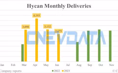 Hycan deliveries in Jun: 2,675