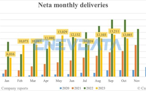 Neta deliveries in Oct: 12,085