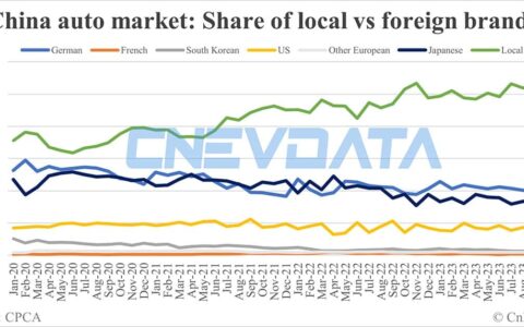 Local brands' share of China auto market at 55.54% in Oct