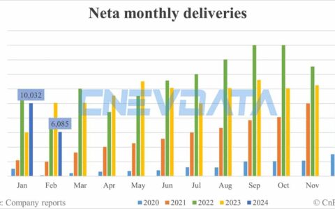 Neta deliveries in Feb: 6,085