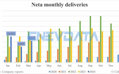 Neta deliveries in Mar: 8,317