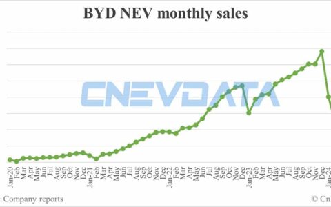 BYD NEV sales in Apr: 313,245