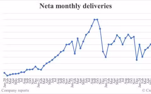 Neta deliveries in Aug: 11,005