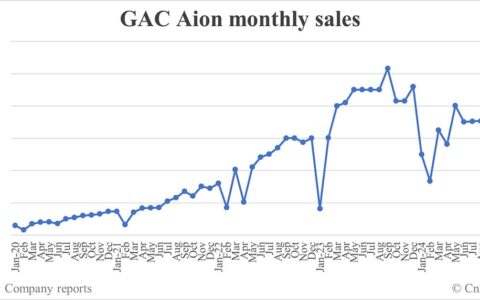 GAC Aion sales in Nov: 42,301