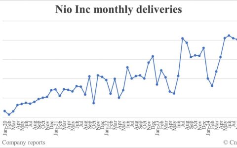 Nio deliveries in Nov: 20,575