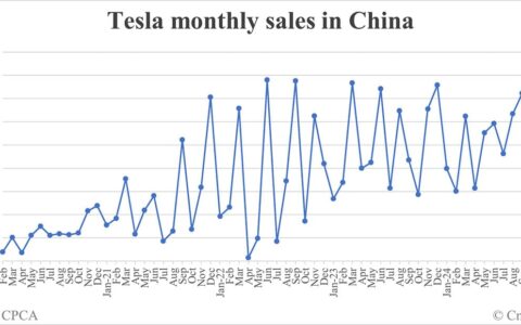 Tesla sales in China in Jan: 33,703