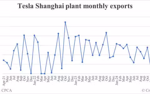 Tesla Shanghai plant exports in Jan: 29,535