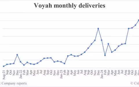 Voyah deliveries in Feb: 8,013