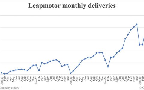 Leapmotor deliveries in May: 45,067