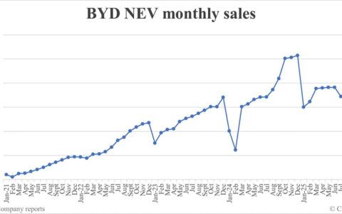 BYD NEV sales in Oct: 441,706