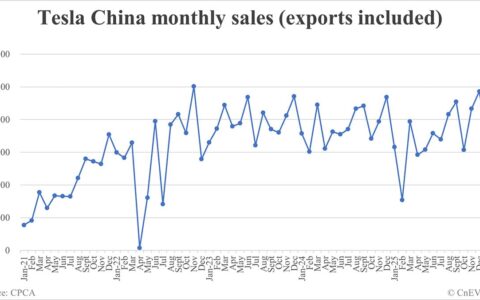 Tesla China wholesale sales in Jan: 69,129