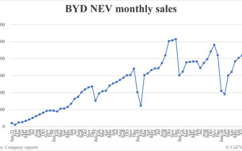 BYD NEV sales in August: 440,293